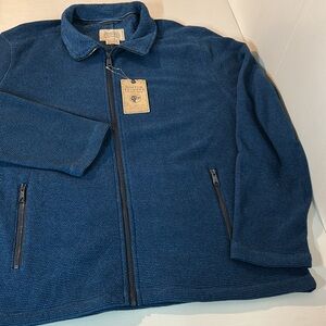 New Boston Traders Fleece zip Jacket XL